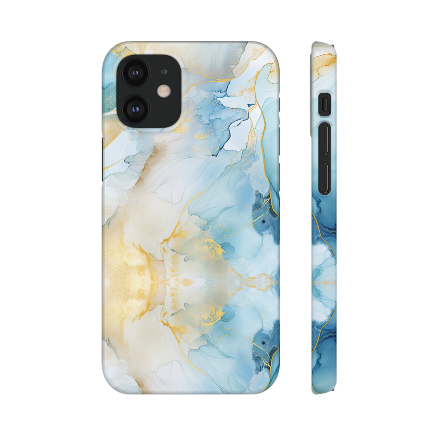 Cee L Colourful Marble Mobile Phone Case Blue