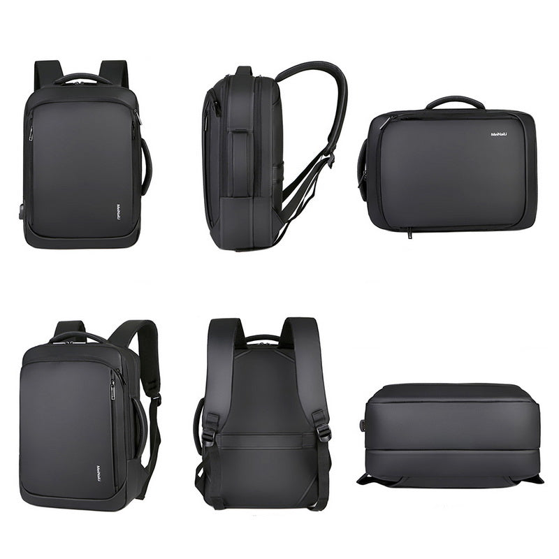 Nylon multifunctional usb computer backpack