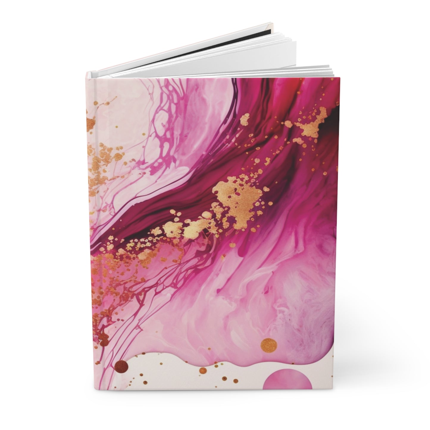 Hardcover Journal Pink Marble