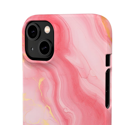 Cee L Colourful Marble Mobile Phone Case Pink