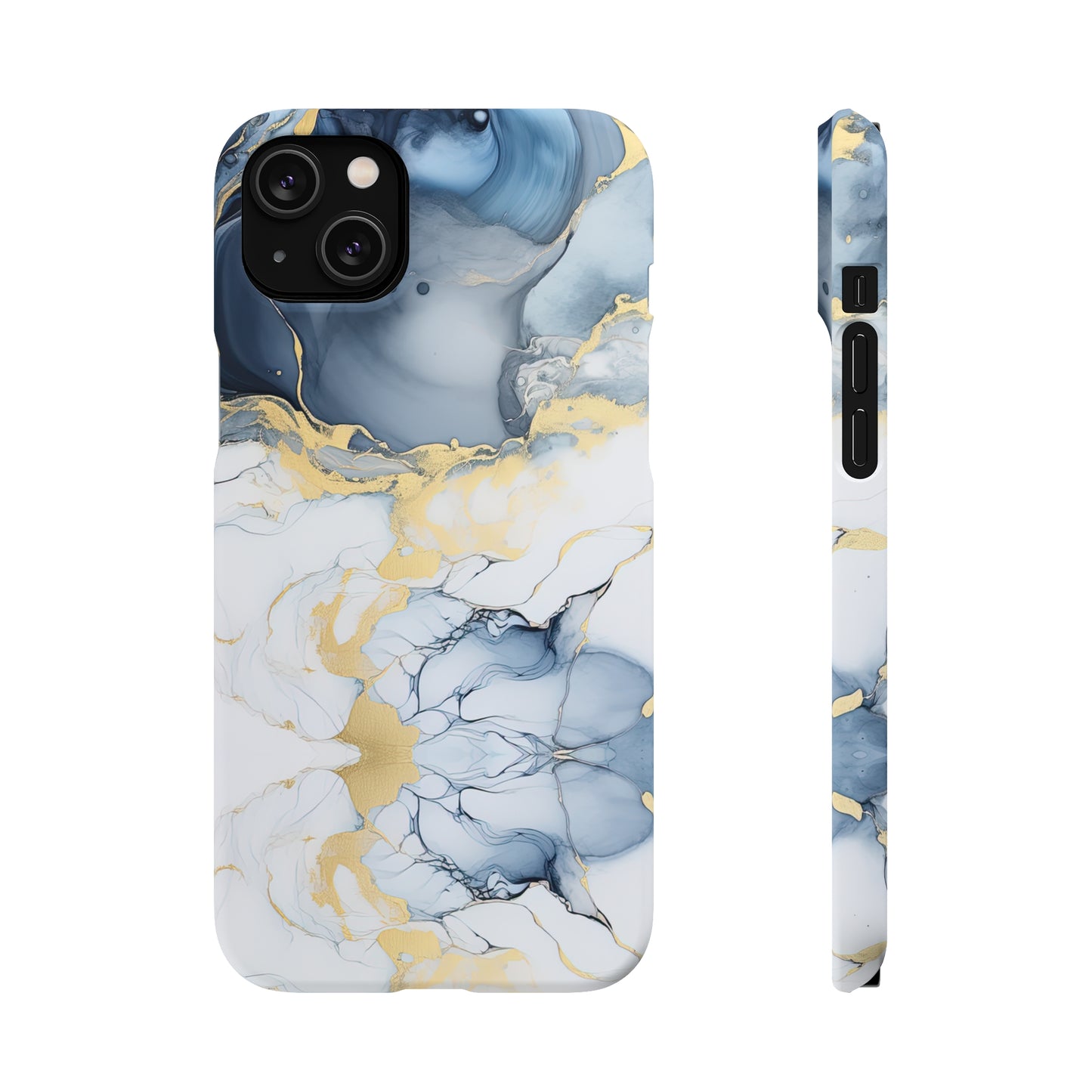 Cee L Colourful Marble Mobile Phone Case Blue