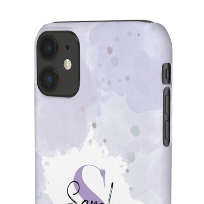 Cee L Personalised Phone Case Monogram Name Mobile Phone Cover Pastel