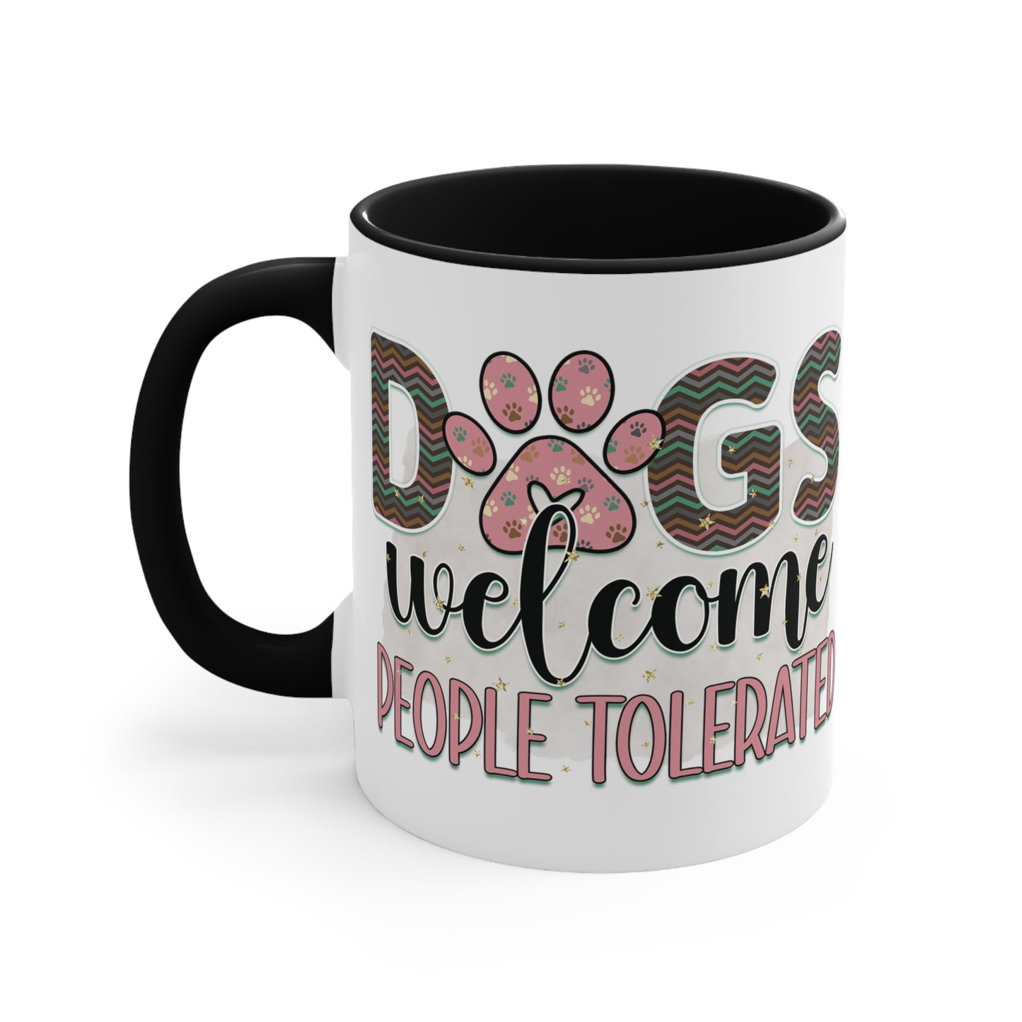 Cee L Dog Welcome Print Mug Colour Choice Mothers Day Gifts for Her