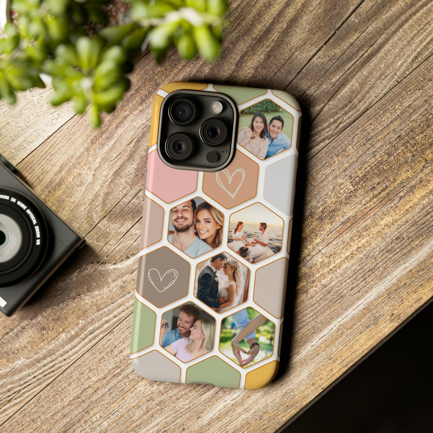 Mobile Phone  Personalised Hex Case