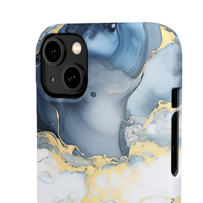 Cee L Colourful Marble Mobile Phone Case Blue