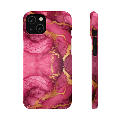 Cee L Colourful Marble Mobile Phone Case Pink