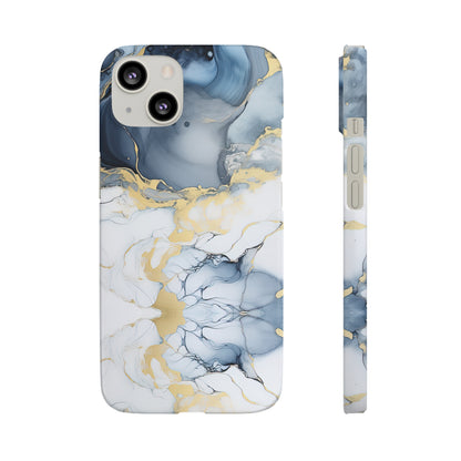 Cee L Colourful Marble Mobile Phone Case Blue