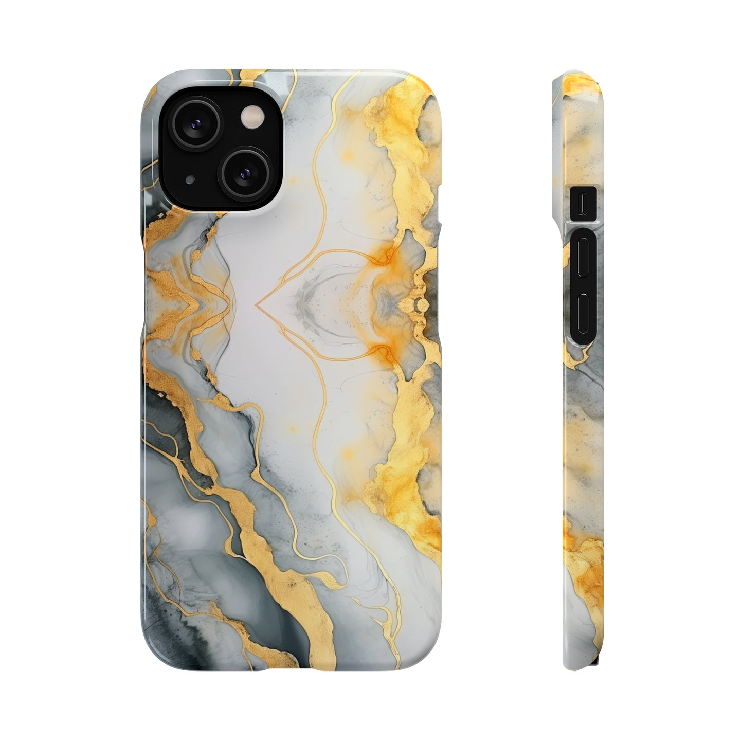 Cee L Colourful Marble Mobile Phone Case Grey