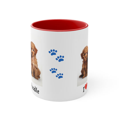 Poodle Puppy Pet Mug Name Custom Dog Mug Dog Coffee Cup Personalized Pet Mugs Dog Mom Mug Dad Mug New Dog Mug Mothers Day