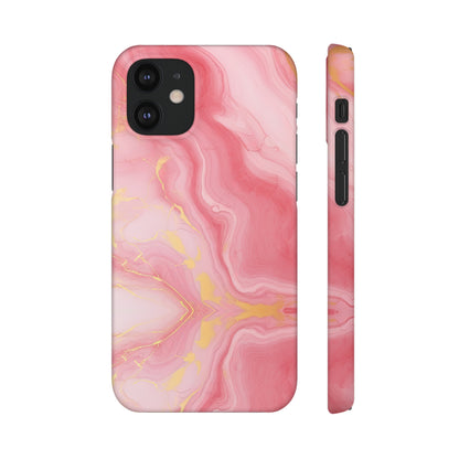 Cee L Colourful Marble Mobile Phone Case Pink