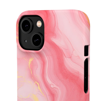 Cee L Colourful Marble Mobile Phone Case Pink