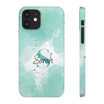 Cee L Personalised Phone Case Monogram Name Mobile Phone Cover Pastel