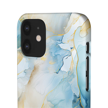 Cee L Colourful Marble Mobile Phone Case Blue