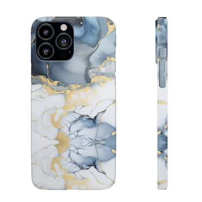 Cee L Colourful Marble Mobile Phone Case Blue