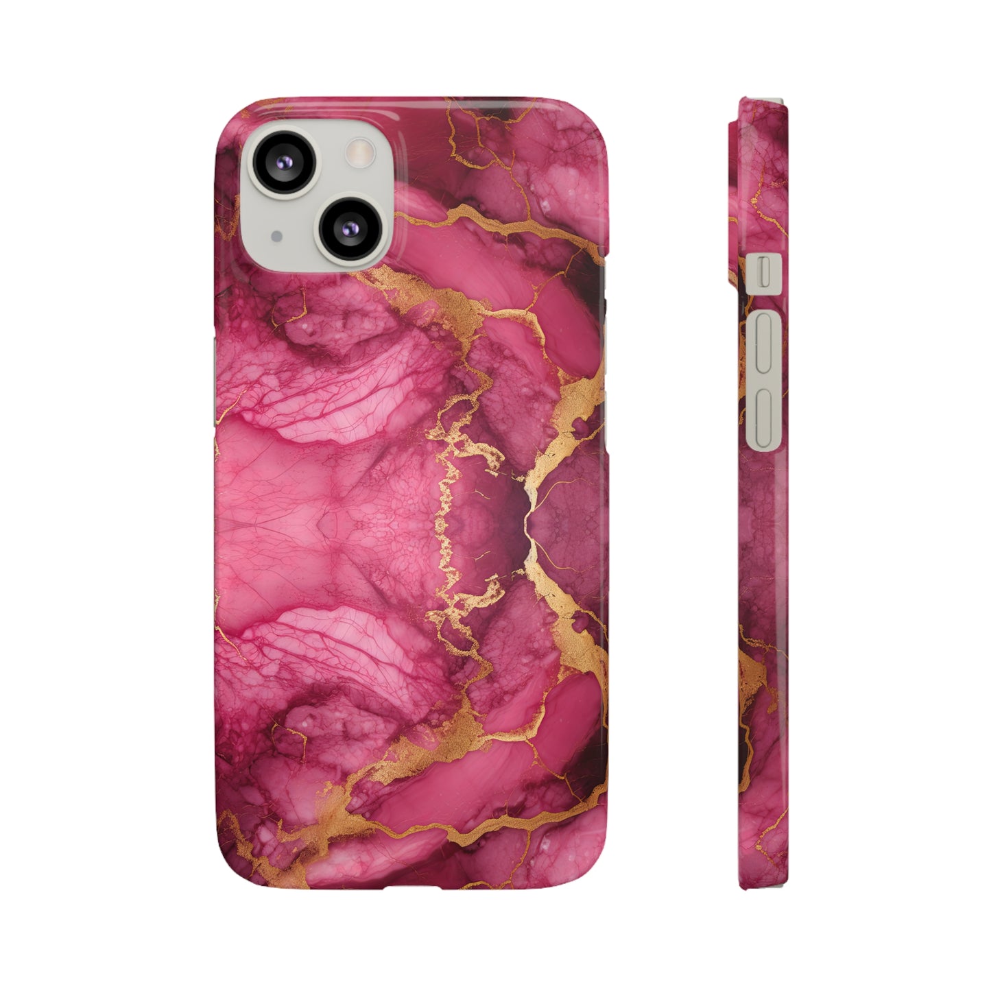 Cee L Colourful Marble Mobile Phone Case Pink