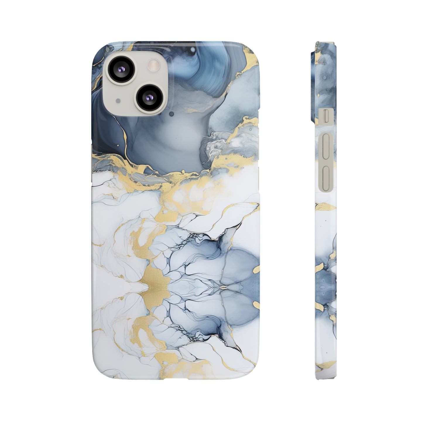 Cee L Colourful Marble Mobile Phone Case Blue