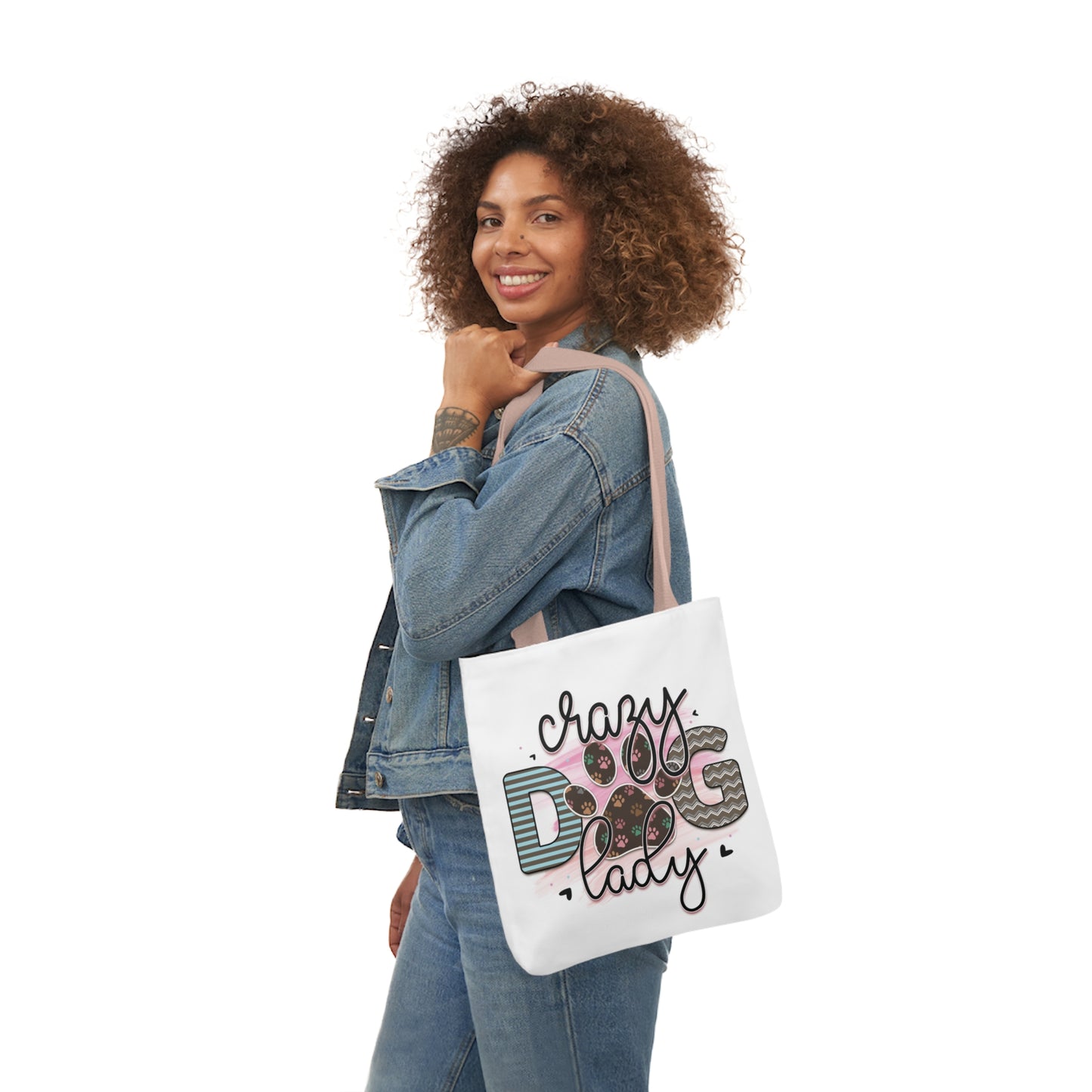 Canvas Tote Bag Gifts for Dog Lover Crazy Dog Lady