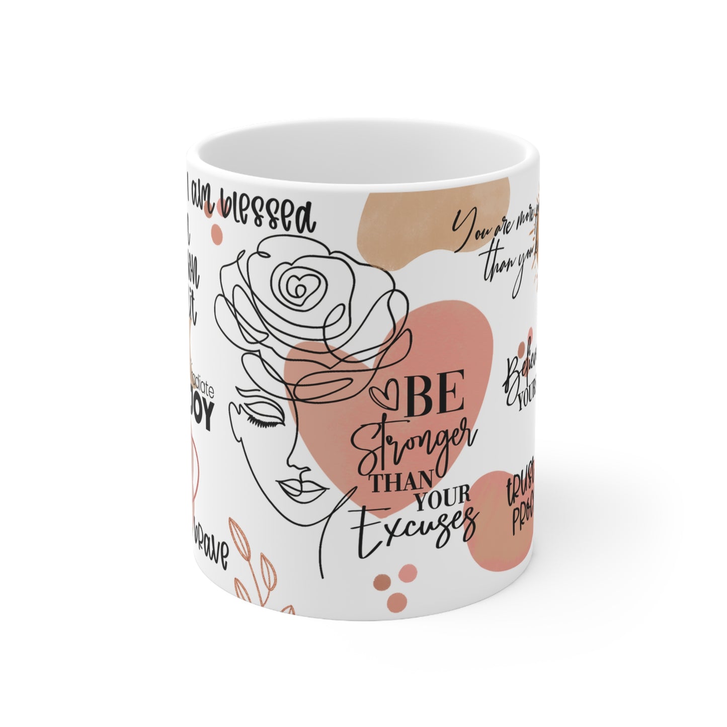 Cee L Positive Affirmations Great Life Mug Gifts for Her Mothers Day 11oz