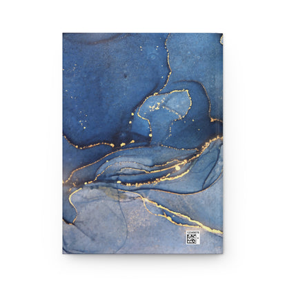 Personalised Hardcover Journal Blue Marble