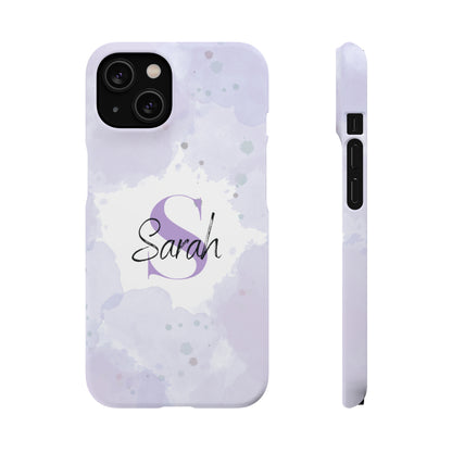 Cee L Personalised Phone Case Monogram Name Mobile Phone Cover Pastel