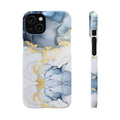 Cee L Colourful Marble Mobile Phone Case Blue