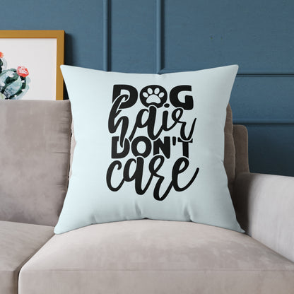 Square Poly Canvas Pillow Dog Lovers