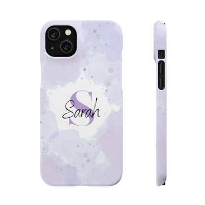 Cee L Personalised Phone Case Monogram Name Mobile Phone Cover Pastel