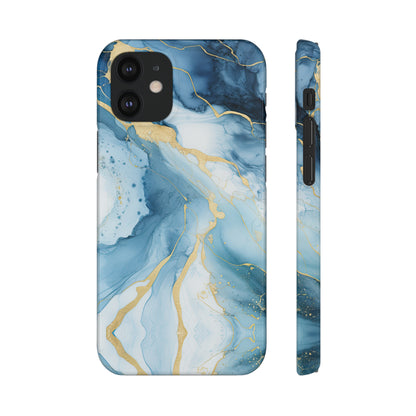 Cee L Colourful Marble Mobile Phone Case Blue