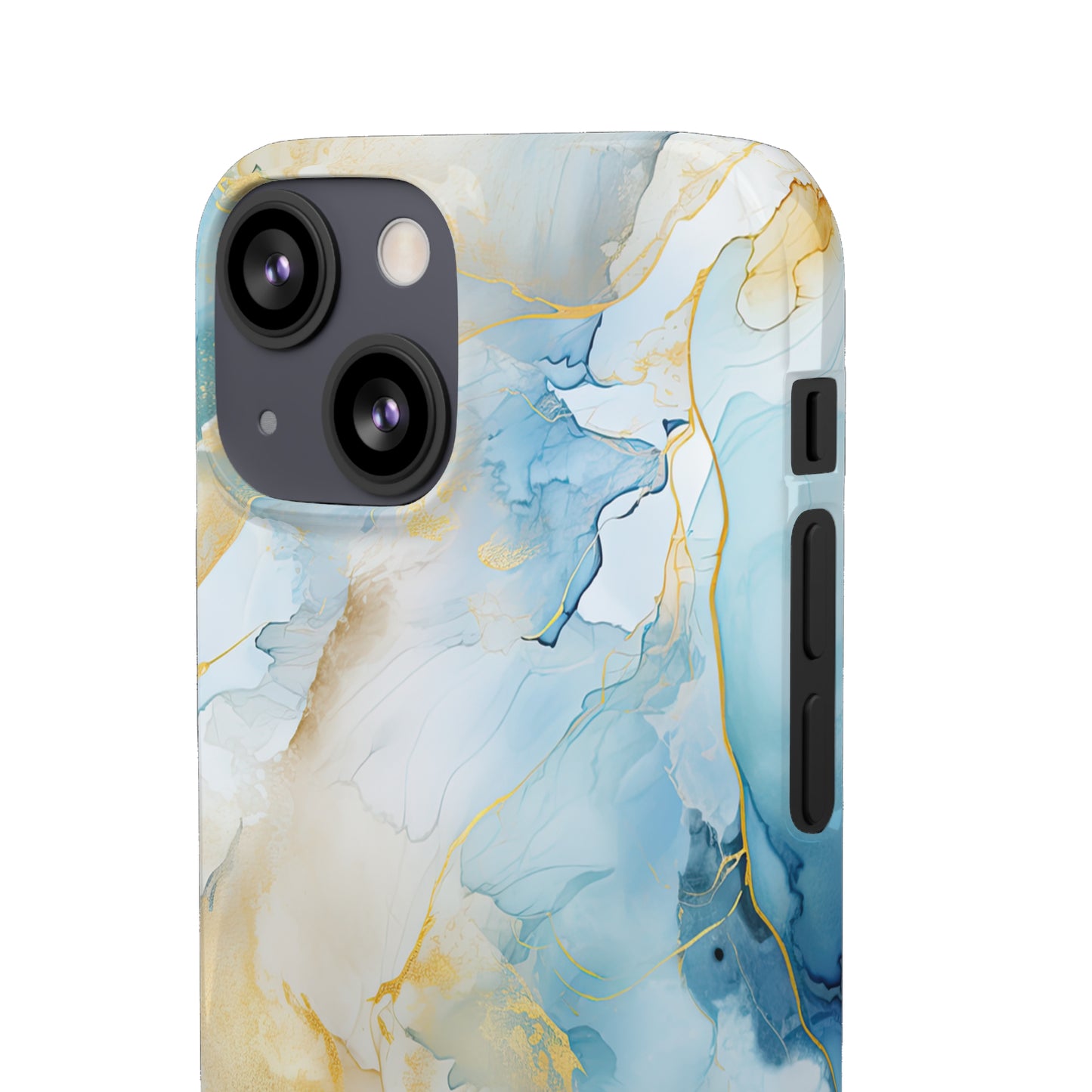 Cee L Colourful Marble Mobile Phone Case Blue