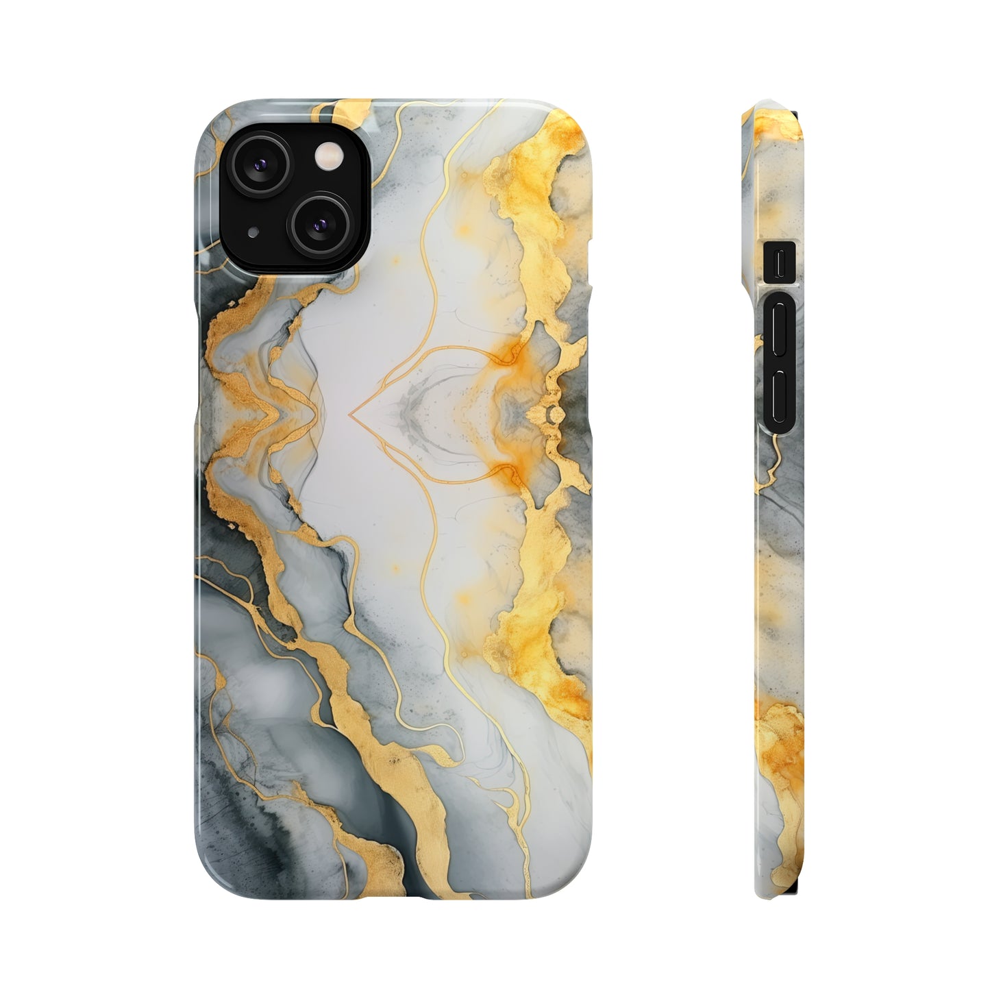 Cee L Colourful Marble Mobile Phone Case Grey