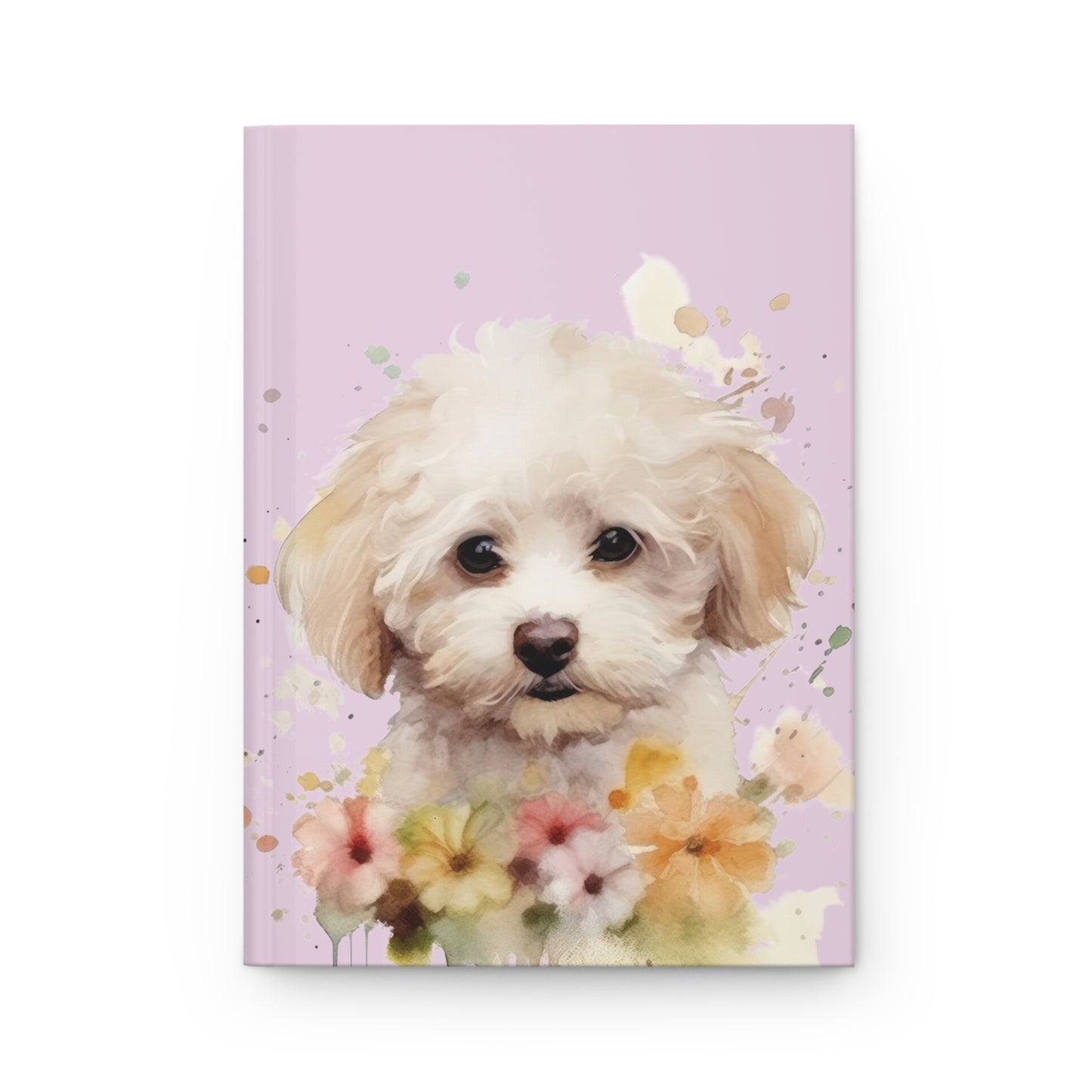 Hardcover Journal Poodle Puppy