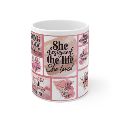 Cee L Positive Affirmations I am Proud Mug Gifts for Her Mothers Day 11oz