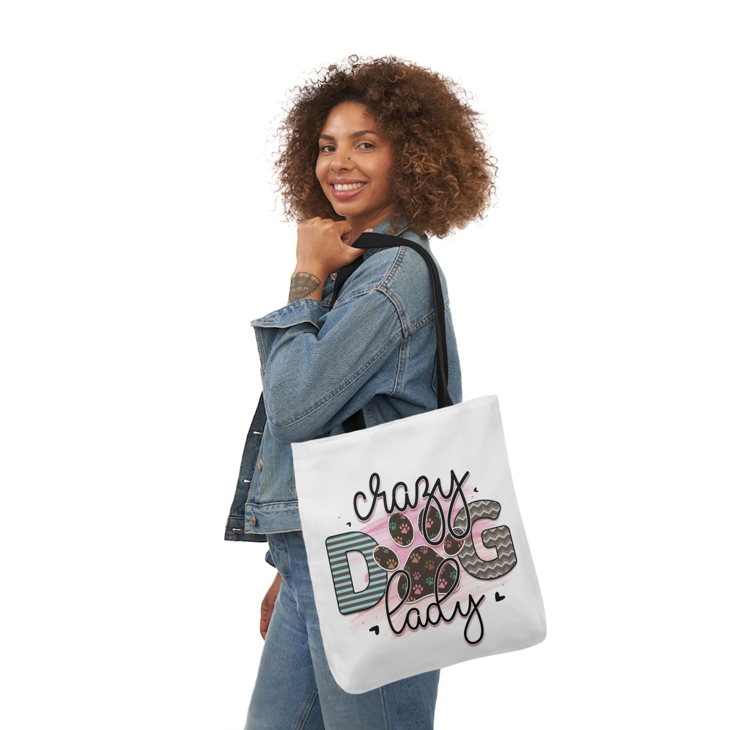 Canvas Tote Bag Gifts for Dog Lover Crazy Dog Lady