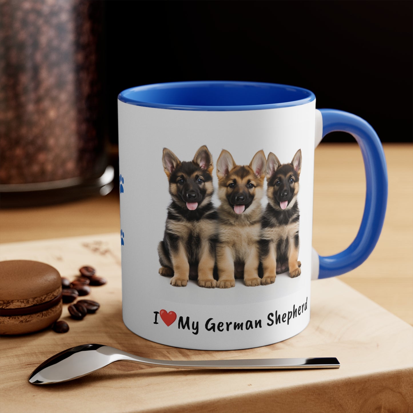 German Shepherd Puppy Pet Mug Name Custom Dog Mug Dog Coffee Cup Personalized Pet Mugs Dog Mom Mug Dad Mug New Dog Mug Mothers Day