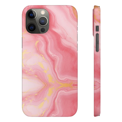 Cee L Colourful Marble Mobile Phone Case Pink