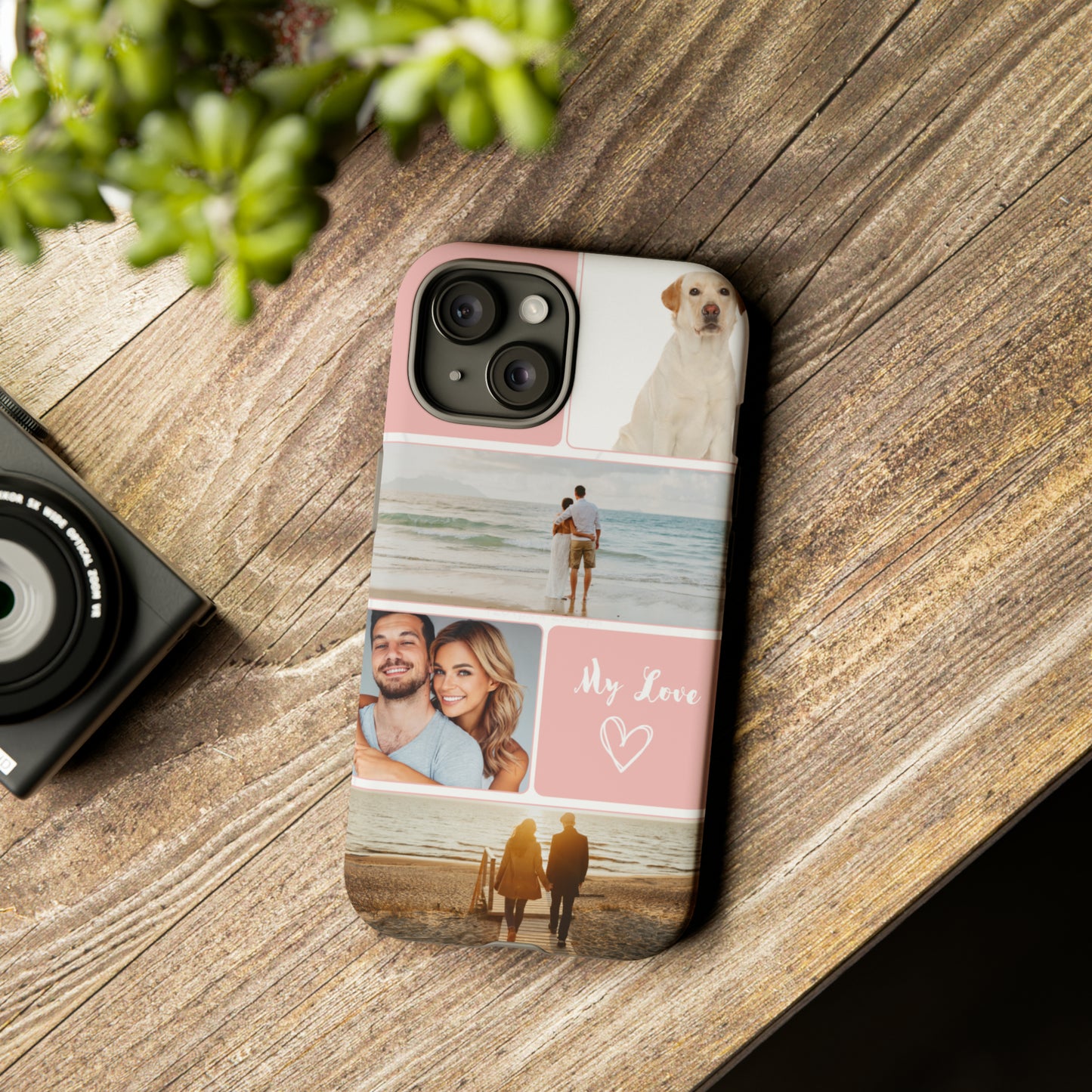 iPhone Personalised Image Case - Pink