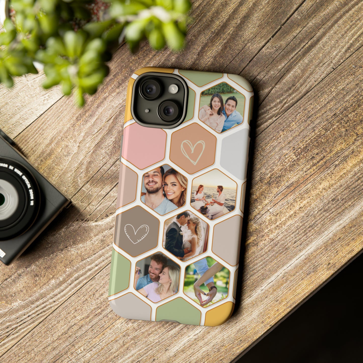 Mobile Phone  Personalised Hex Case