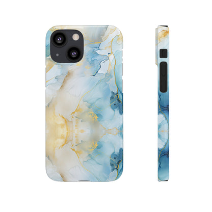 Cee L Colourful Marble Mobile Phone Case Blue