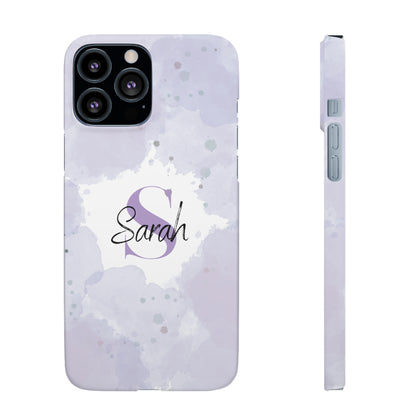 Cee L Personalised Phone Case Monogram Name Mobile Phone Cover Pastel