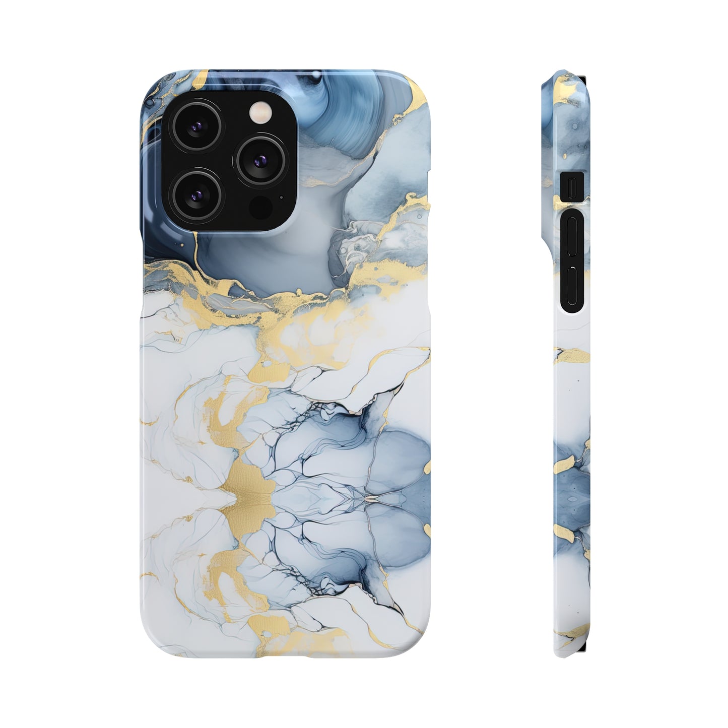 Cee L Colourful Marble Mobile Phone Case Blue