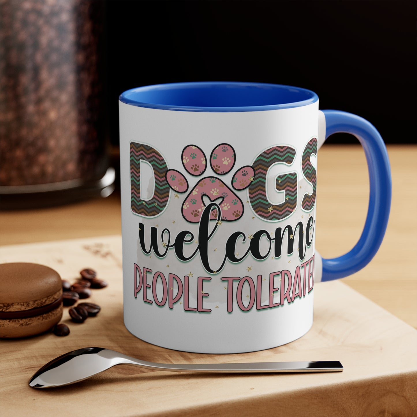 Cee L Dog Welcome Print Mug Colour Choice Mothers Day Gifts for Her