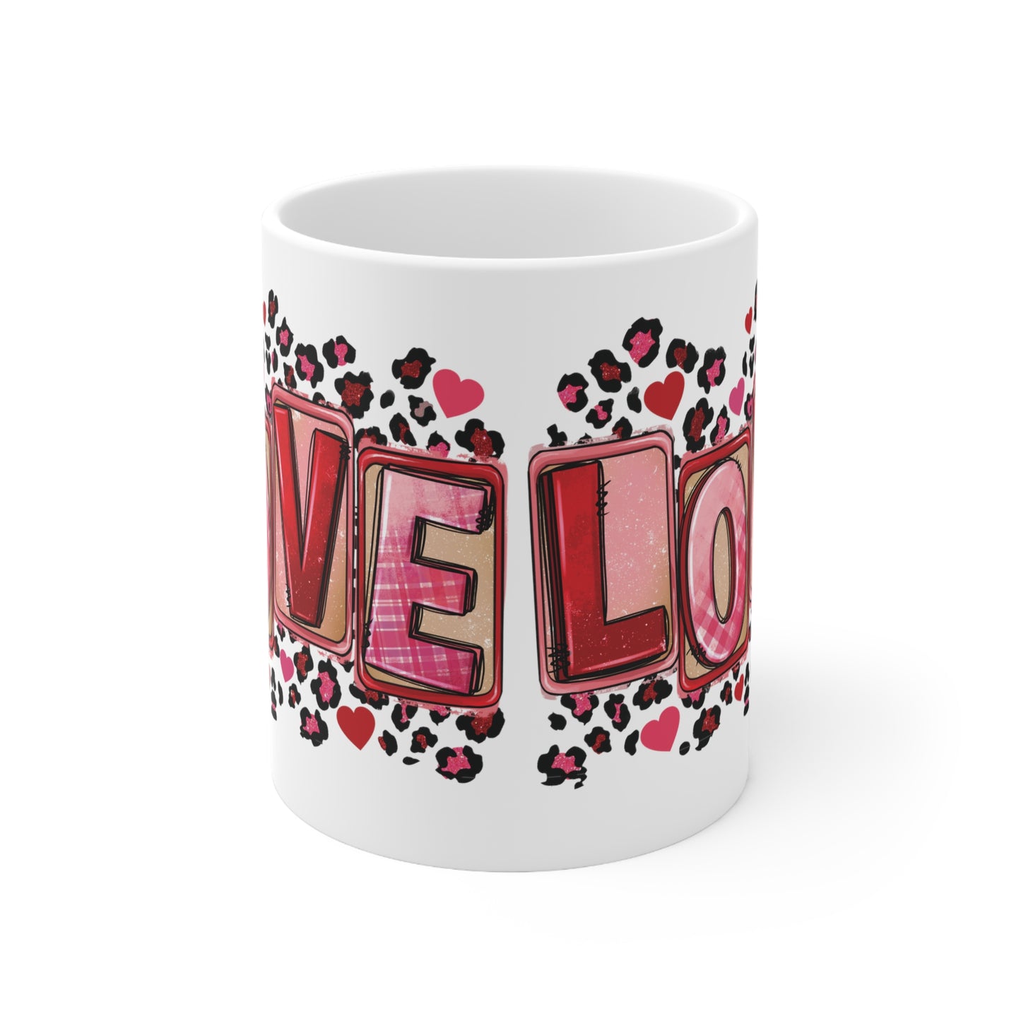 Cee L Positive Valentine's Day Love Heart Mug Gifts for Her Mothers Day 11oz