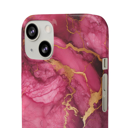 Cee L Colourful Marble Mobile Phone Case Pink