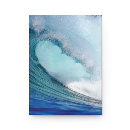 Hardcover Journal Blue Waves