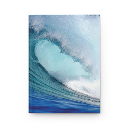 Hardcover Journal Blue Waves