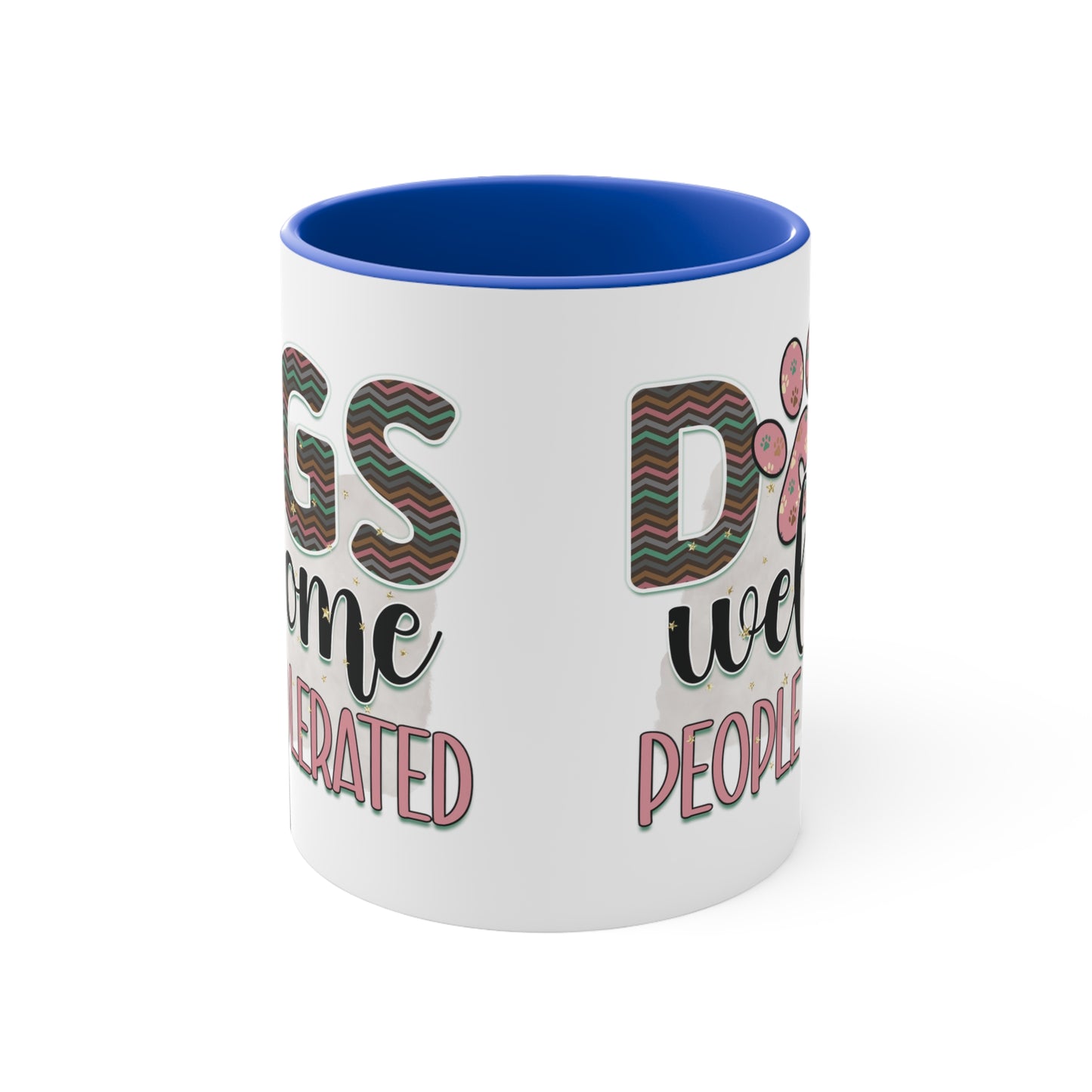 Cee L Dog Welcome Print Mug Colour Choice Mothers Day Gifts for Her