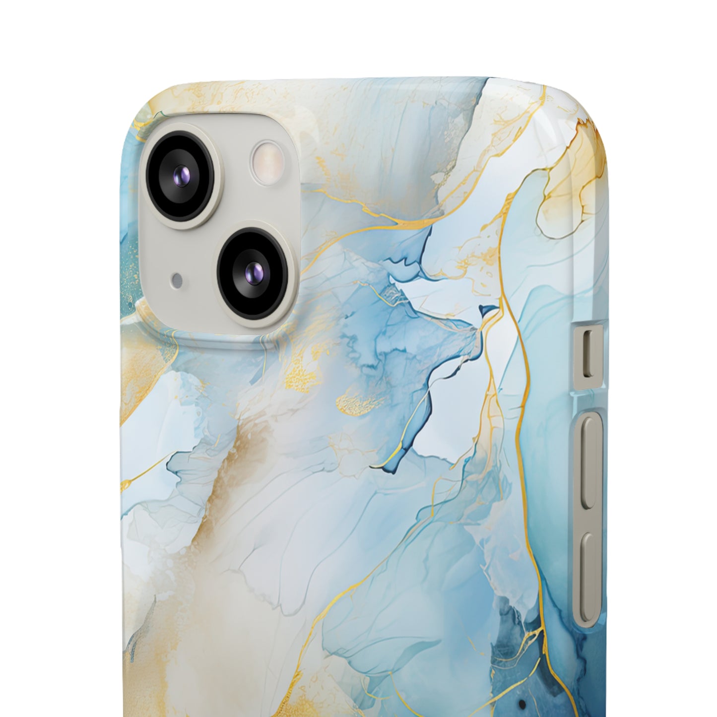 Cee L Colourful Marble Mobile Phone Case Blue