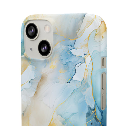 Cee L Colourful Marble Mobile Phone Case Blue