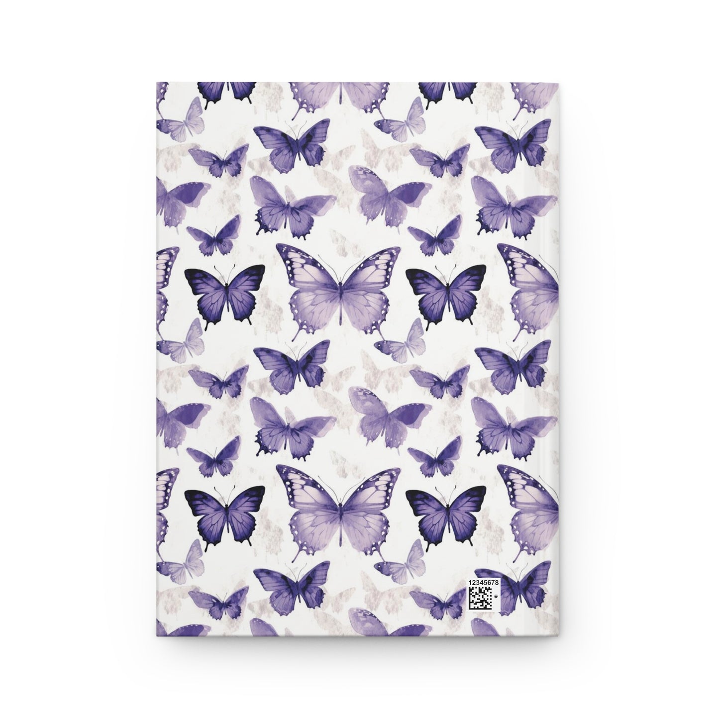 Hardcover Journal Purple Butterflies