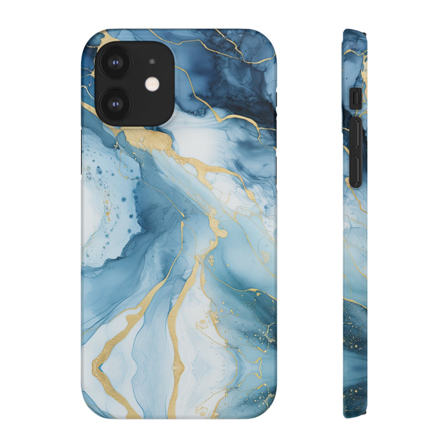 Cee L Colourful Marble Mobile Phone Case Blue